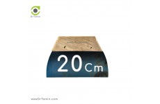 لیسه فلزی دسته چوبی 20 سانتیمتری
