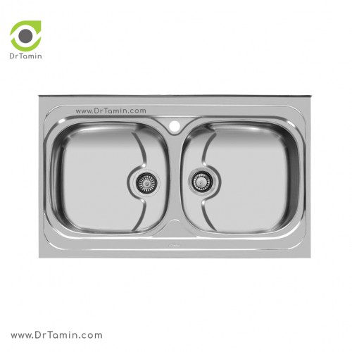 سینک ظرفشویی روکار اخوان کد 112 (100cm×60cm)