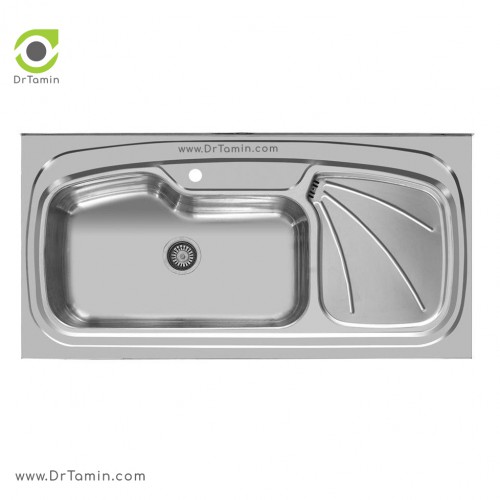 سینک ظرفشویی روکار اخوان کد 134 (120cm×60cm)