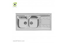 سینک ظرفشویی روکار اخوان کد 149 (120cm×60cm)