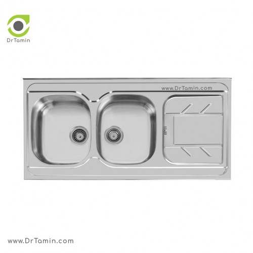 سینک ظرفشویی روکار اخوان کد 149 (120cm×60cm)