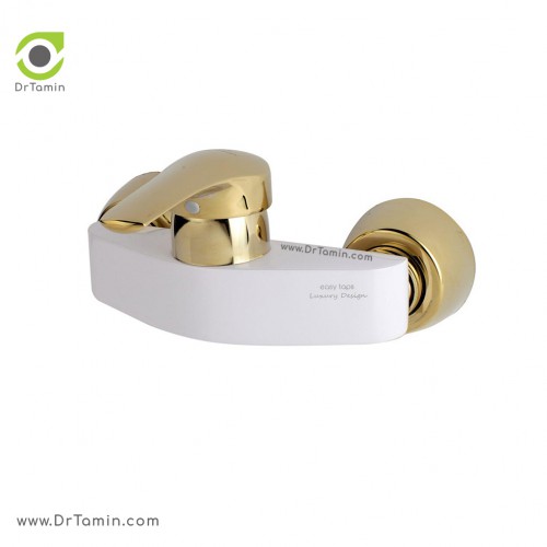 شیر آفتابه «توالت» ایزی پایپ مدل جولیتا طلا سفید (GIULIETTA BGI004)