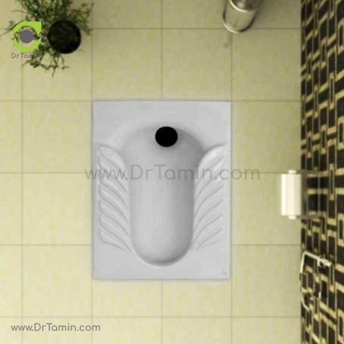 توالت ایرانی چینی گلسار فارس مدل یاس
