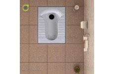 توالت زمینی چینی گلسار فارس مدل پارامیس طبی