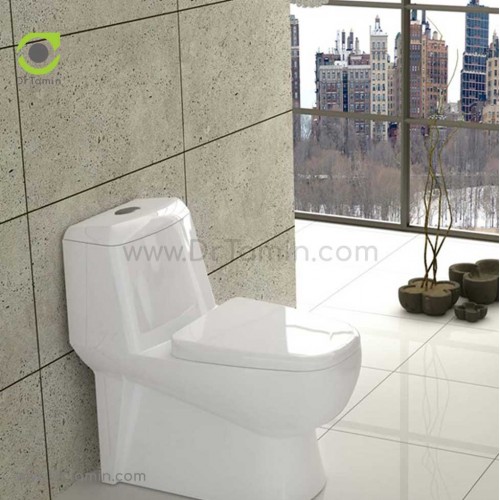 توالت فرنگی چینی گلسار فارس مدل پارامیس