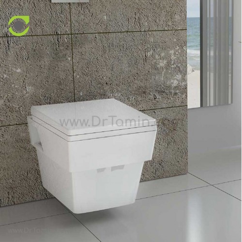 توالت فرنگی چینی گلسار فارس مدل وال هنگ آستر